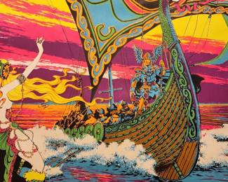 70's Blacklight Poster