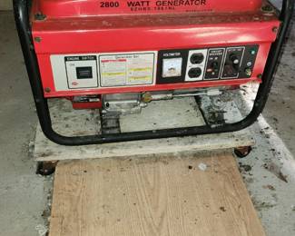  Honda EM6500SX portable generator with a 2800-watt output