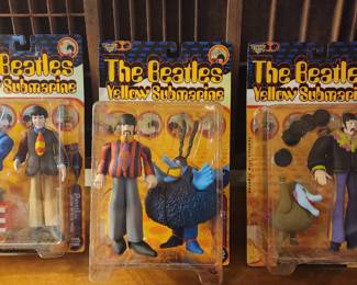 McFarlane Toys action figures from the 1999 animated film The Beatles Yellow Submarine