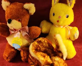 Vintage Stuffed Toy Animals