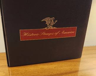 Historic Stamps of America collector's album