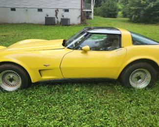 1979 CHEVROLET CORVETTE  A 1979 Corvette T-top. Not running, but the carburetor has been recently rebuilt.  50,026 miles