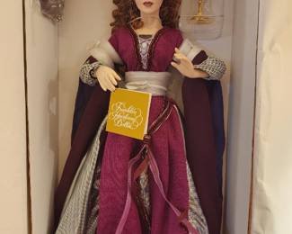 Franklin Mint MORGAN LE FAY Heirloom Doll Camelot Seductress w/ Accsrs
