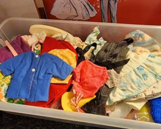 Vintage Barbie clothing and accessories