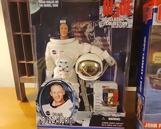 GI Joe Classic Collection Colonel Buzz Aldrin Astronaut action figure in a NASA space suit