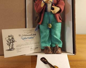 Goebel Hummel Doll titled "Little Fiddler,"