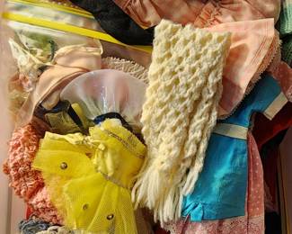 Vintage Barbie clothing and accessories