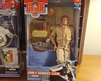 Hasbro GI Joe John F. Kennedy PT-109 Boat Commander action figure in its original packaging