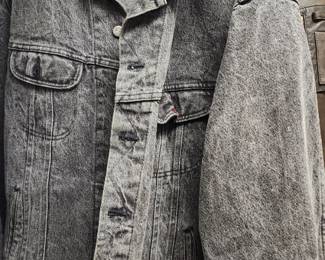 Vintage Lee acid wash denim jacket
