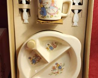 Royal Doulton Bunnykins 3-Piece Children's Dinner Set in its original box