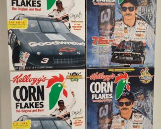 Vintage NASCAR Racers Cereal Boxes