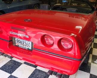 1990 CHEVROLET CORVETTE  A 1990 Corvette Convertible 6-speed manual transmission in very good condition (some paint damage on the hood).  156,346 miles