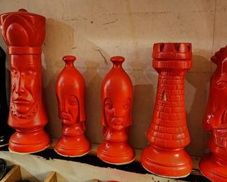 Duncan Medieval Ceramic Chess Set