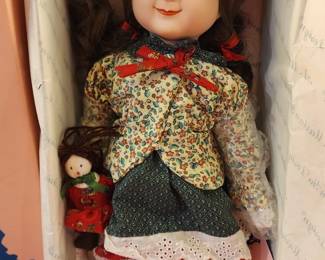 Marian Yu Designs porcelain doll