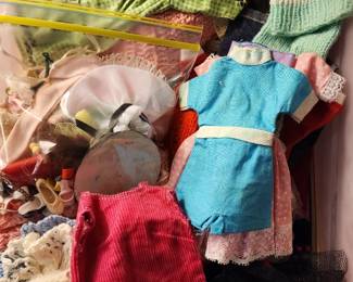 Vintage Barbie clothing and accessories