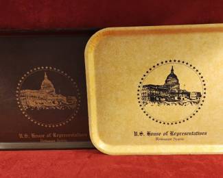 U.S. House of Representatives restaurant trays