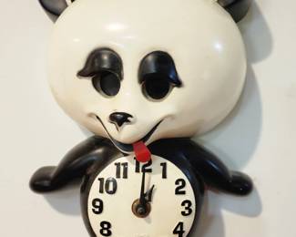 Vintage 1950s Sparta Panda Clock