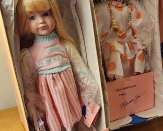 Marian Yu Designs porcelain doll