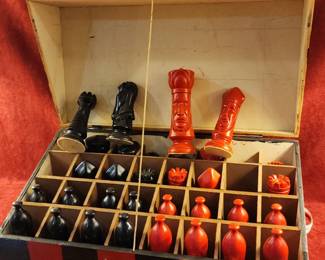 Duncan Medieval Ceramic Chess Set