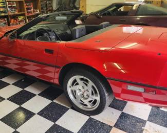 1990 CHEVROLET CORVETTE  A 1990 Corvette Convertible 6-speed manual transmission in very good condition (some paint damage on the hood).  156,346 miles