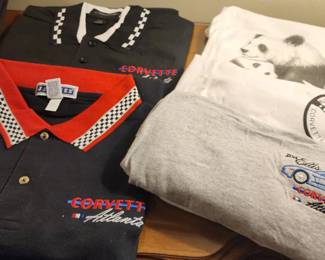 Corvette-themed shirts