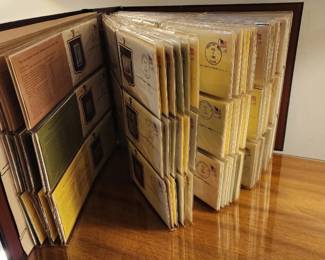 Historic Stamps of America collector's album