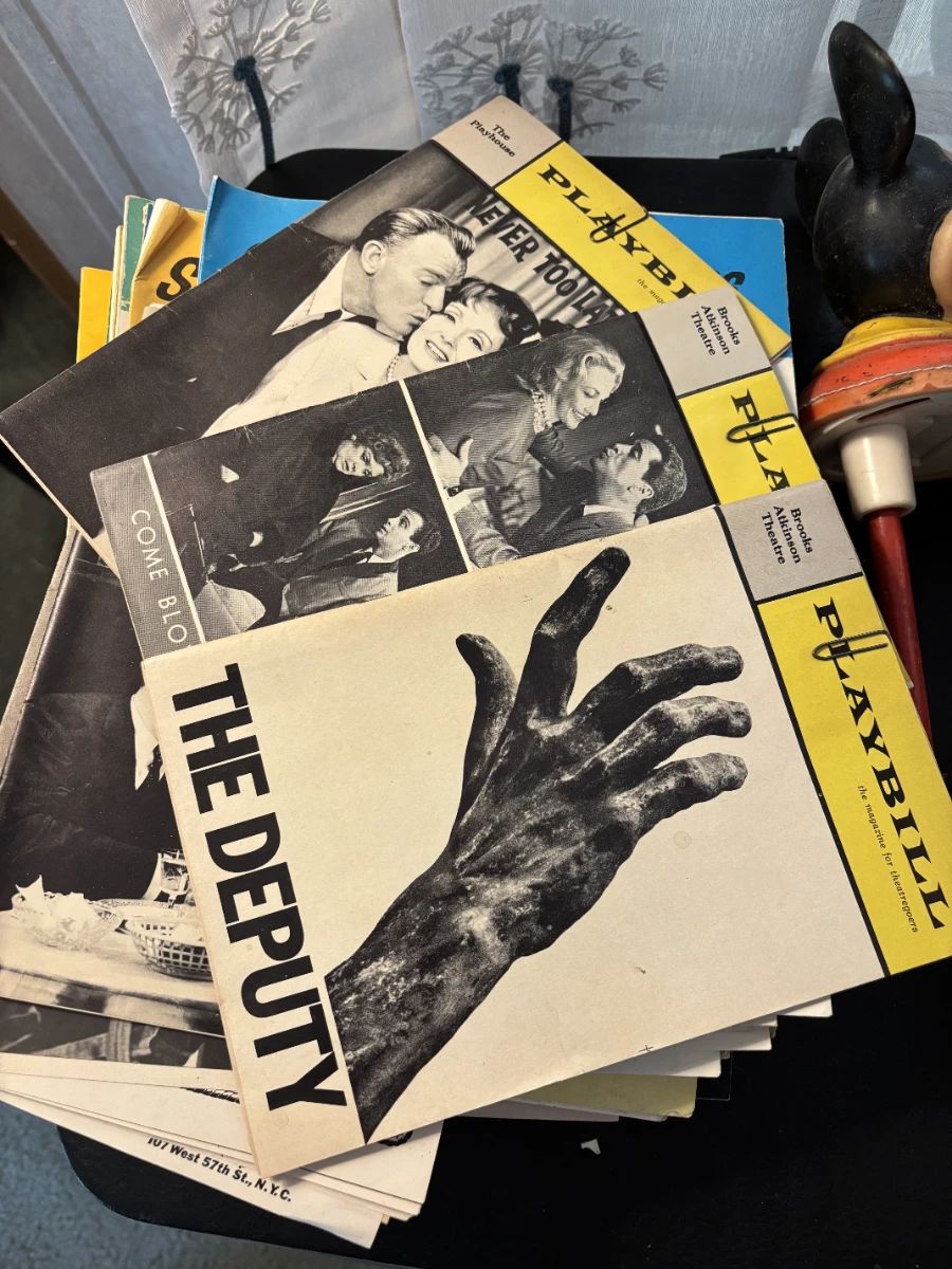 1950s-1970s playbills, magazines, and national geographics