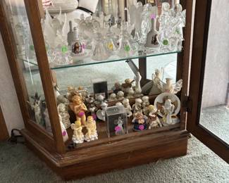angel figurines (glass, crystal, and acrylic)