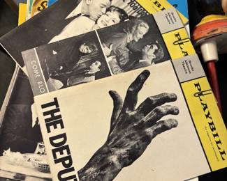 1950s-1970s playbills, magazines, and national geographics
