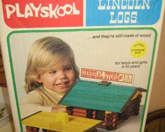 Vintage Playskool Lincoln Logs