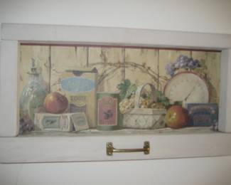 Still life in window frame