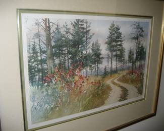 Watercolor print by N. Engle