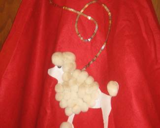 Handmade poodle skirt