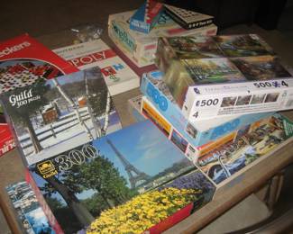 Vintage puzzles and games