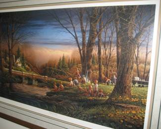 Terry Redlin "Spring Fishing" numbered print