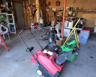 Honda Harmony snow blower, Lawn Boy lawn mower