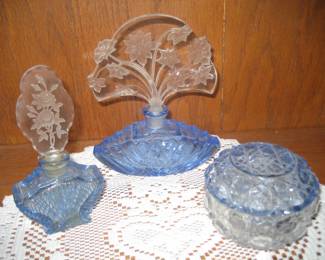 Antique perfume bottles