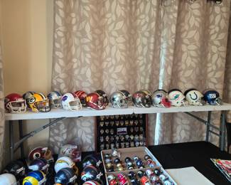 NFL helmets 