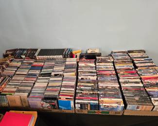 Large collection movies & music
