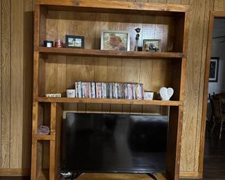 Hand crafted TV  Stand/Bookshelf