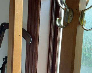 Lot 39: Two Solid Wood Coat Racks