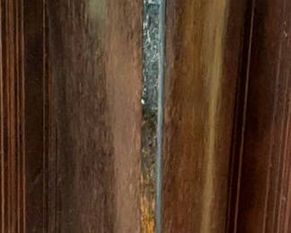 Lot 76: Indonesian, Coconut PalmWood Floor Lamp.