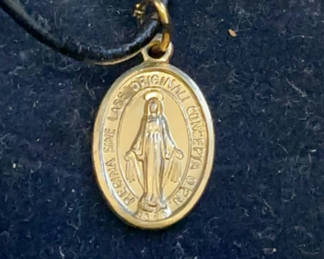 Lot 122: Italian Gold Religious Medal, Two Womans Watches