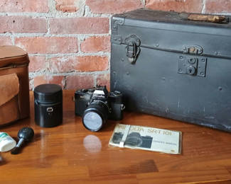 Lot 171: Vintage camera and more