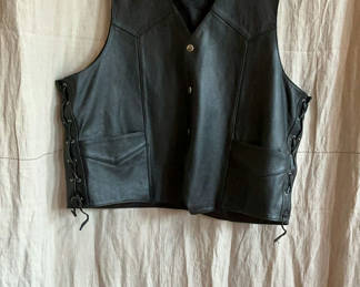 Lot 187: Leather Vest