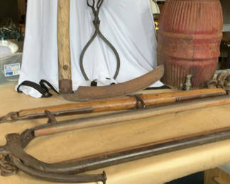 Lot 19: Antique Farm Tools