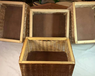 Lot 61: 4 Wicker Baskets