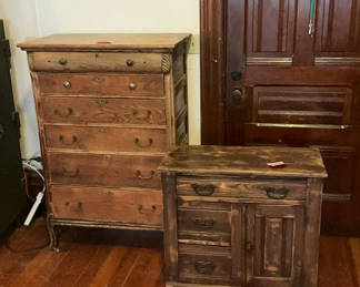 Lot 195: Two Antique Dressers