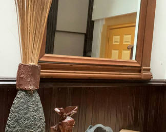 Lot 130: Wooden and Metal Sculptures