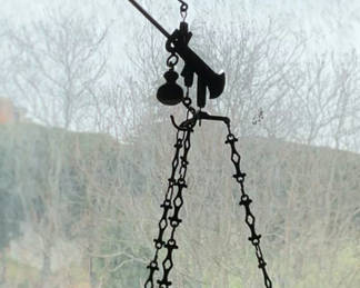 Lot 143: Antique Bronze, Brass, And Copper Tilt Beam Scale